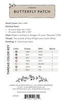 Butterfly Patch Cross Stitch Pattern