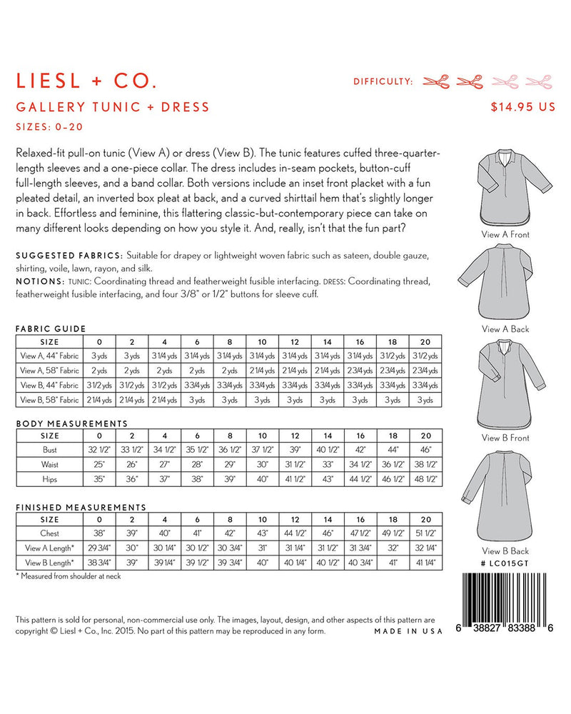 Gallery Tunic And Dress Pattern