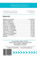 Restoration Quilt Pattern