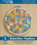 Leisure Arts Butterflies Embroidery Kit