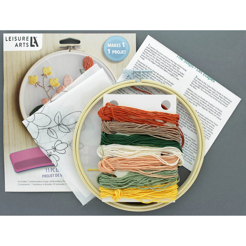 Leisure Arts Magnolias Embroidery Kit