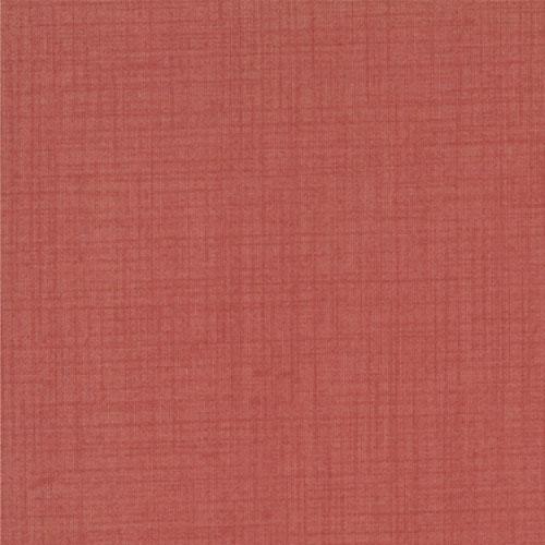 Moda Antoinette French General Solids Faded Red Linen Look Fabric