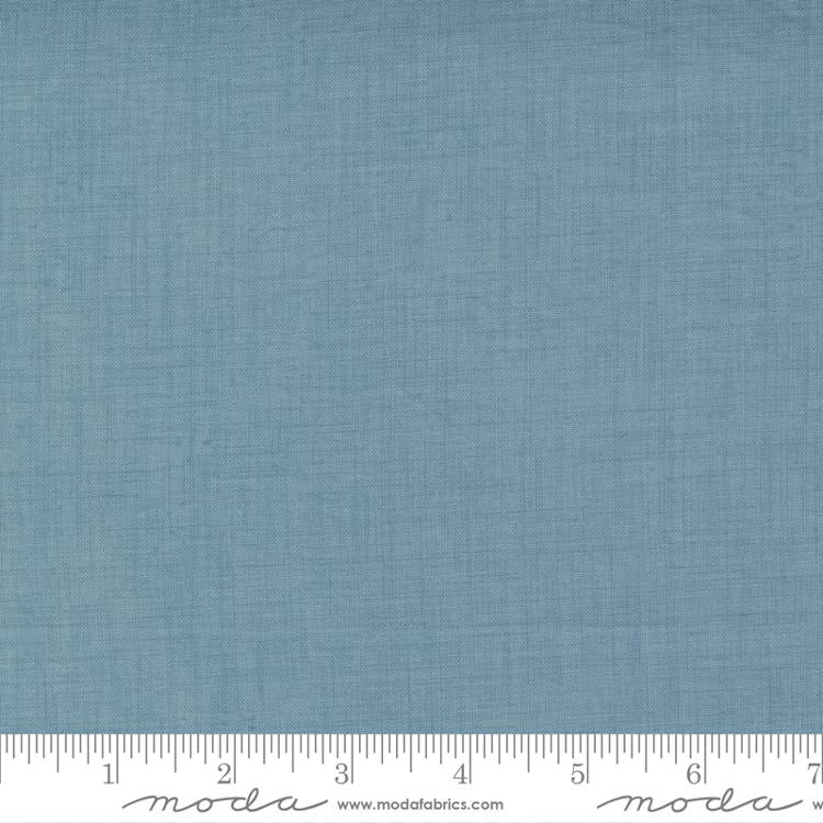 Moda French General Solids Linen Look French Blue Fabric