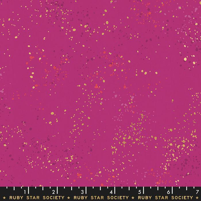 Ruby Star Society Speckled Metallic Berry Fabric