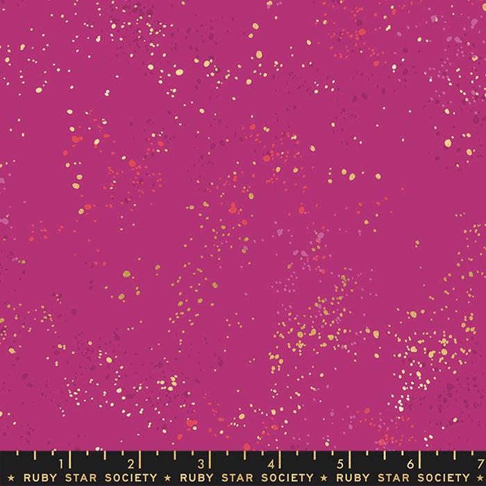 Ruby Star Society Speckled Metallic Berry Wide Back Fabric