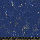 Ruby Star Society Speckled Metallic Navy Wide Back Fabric