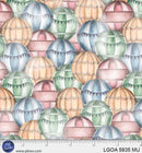 P & B Textiles Let's Go On An Adventure Packed Balloons Fabric