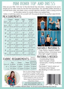 Mini Bondi Top And Dress Pattern