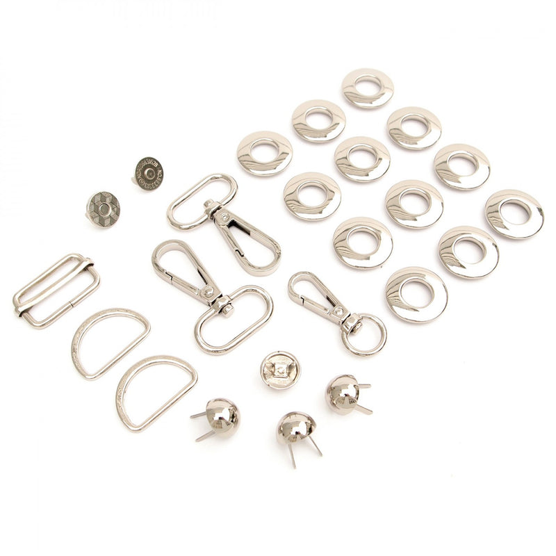 Sallie Tomato Magnolia Hardware Kit Silver