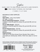 Sallie Tomato Sophie Pattern