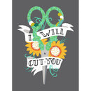 Laser Cut Kit I Will Cut You By Punkin Patch Craft Designs