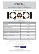Lil' Bit Batty Quilt Pattern