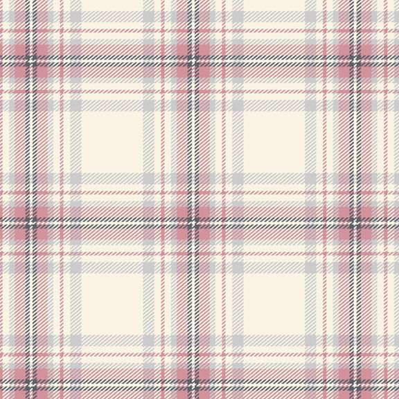 Marcus Fabrics Minky Medley Plaid Pink 60 Inch Fabric