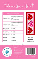 Follow Your Heart Table Runner Pattern