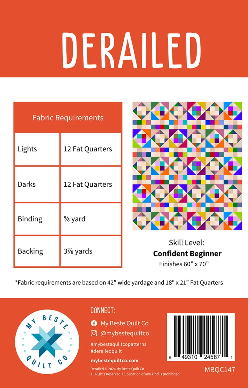 Derailed Quilt Pattern