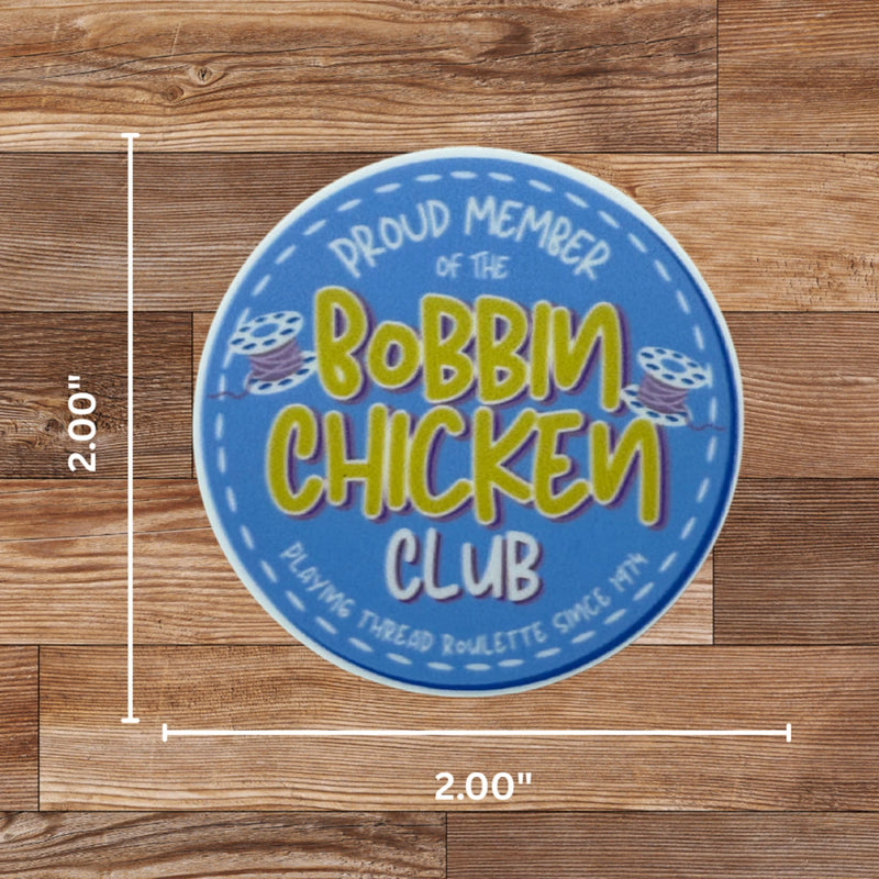 Bobbin Chicken Club Sticker