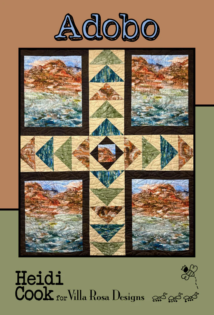 Villa Rosa Adobo Quilt Pattern