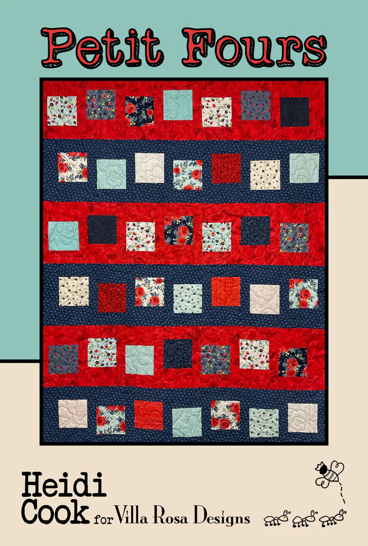 Villa Rosa Petit Fours Quilt Pattern