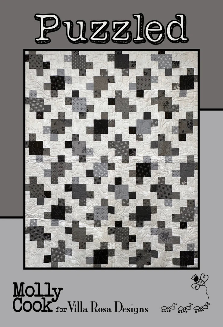 Villa Rosa Puzzled Quilt Pattern