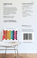 Modern Handcraft Hexie Pillow Pattern