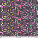 Preorder Tula Pink Prince Charming Deja Vu Dandelion Licorice MINKY Fabric