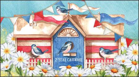 Patriotic House Two Year Pocket Planner 2024- 2025