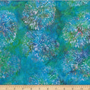 Hoffman Fabrics Jelly Fish Batiks Blue Hawaii Anemone Fabric