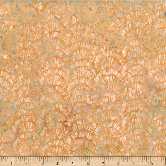 Hoffman Fabrics Jelly Fish Batiks Sunny Shell Texture Fabric