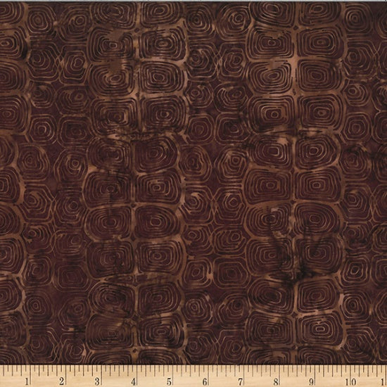 Hoffman Fabrics Jelly Fish Batiks Bark Turtle Shell Fabric