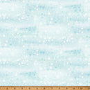 Hoffman Fabrics Jingle Bell Woods Snowflakes Ice Blue Fabric