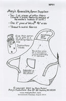 Mary Mulari Reversible Apron Pattern