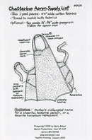 Mary Mulari Chatterbox Apron Pattern