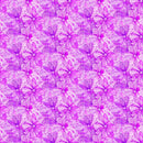 Timeless Treasure Dragonfly Floral Texture Purple Fabric