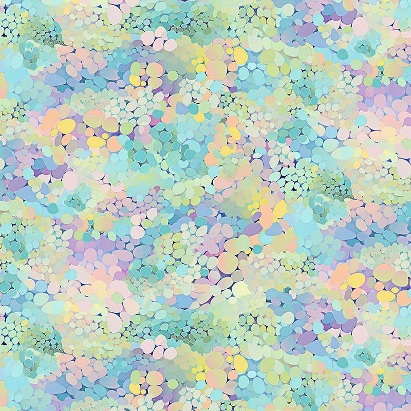 Timeless Treasure Dragonfly Pastel Dot Geo Multi Fabric