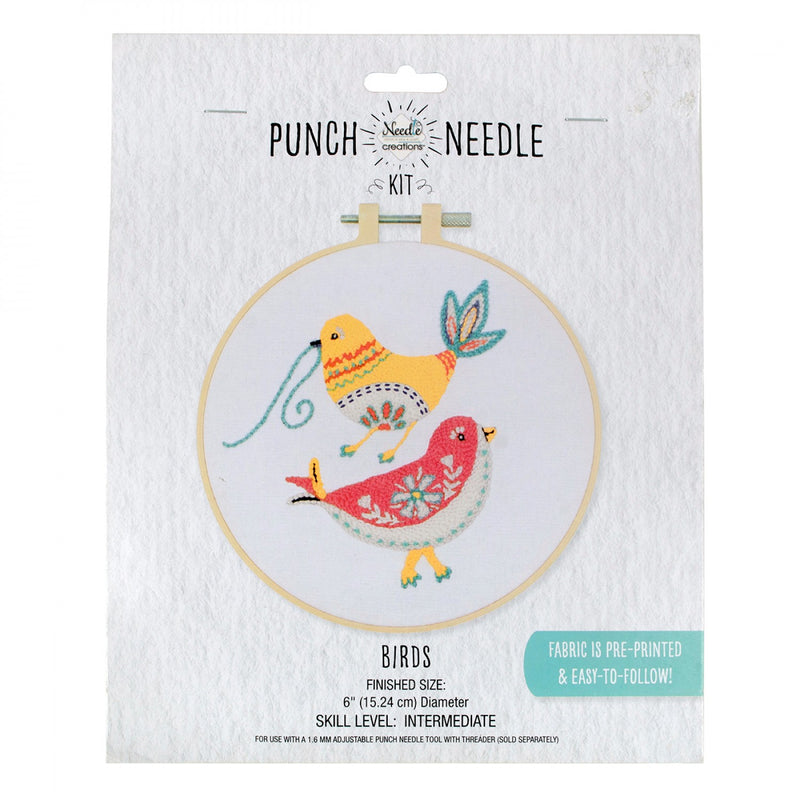 Punch Needle Birds Kit