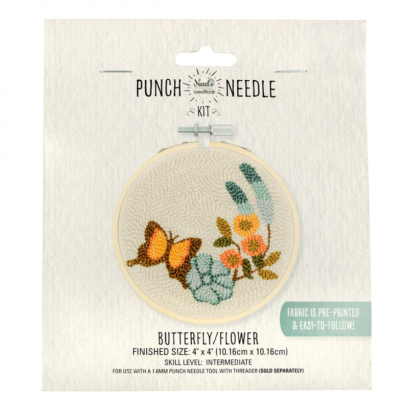 Punch Needle Butterfly Kit