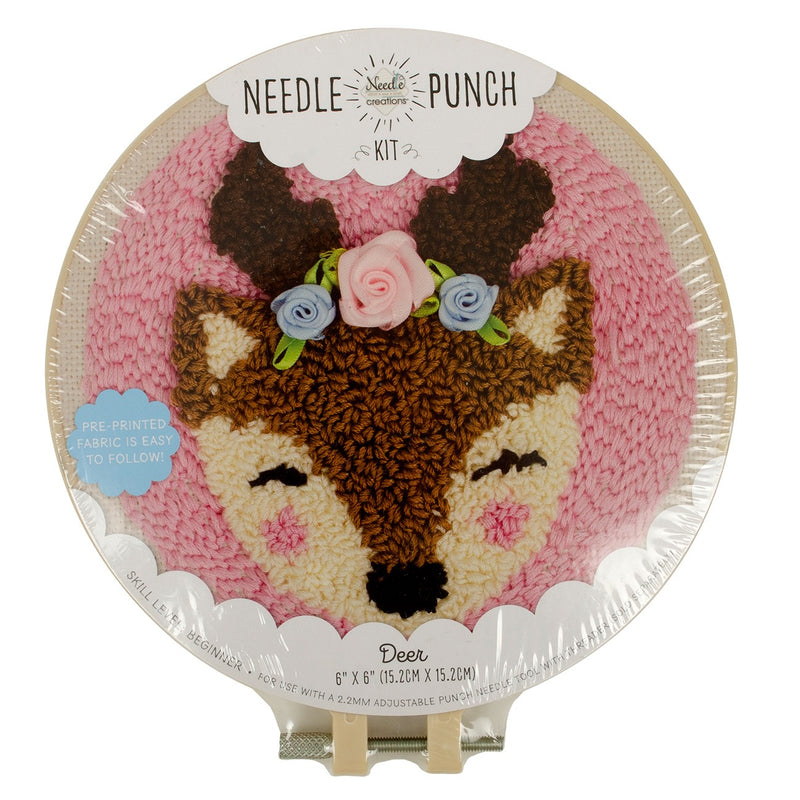 Punch Needle Deer Kit