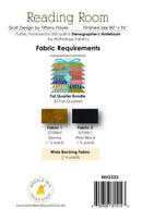 Reading Room Quilt Pattern