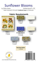 Sunflower Blooms Quilt Pattern