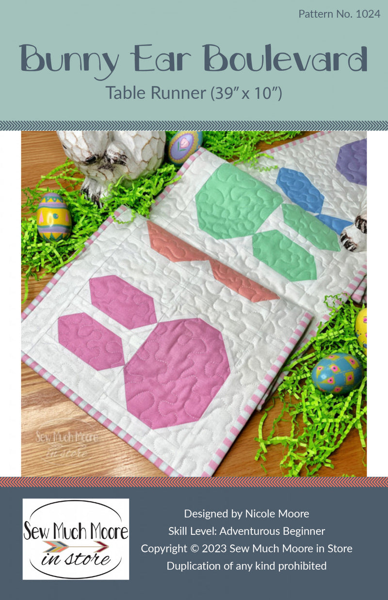 Bunny Ear Boulevard Table Runner Pattern