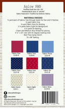 Aglow RWB Quilt Pattern