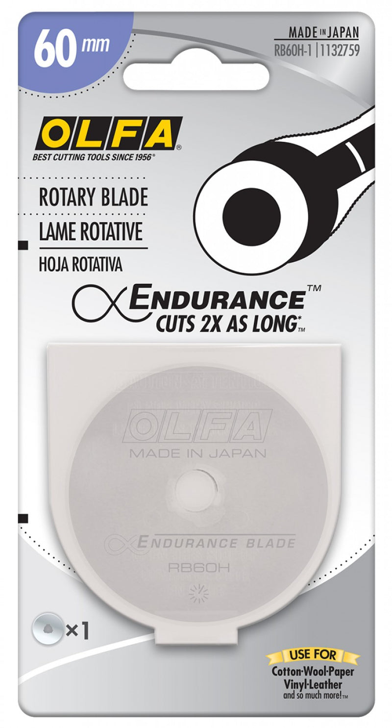 OLFA 60mm Endurance Rotary Cutter Replacement Blade