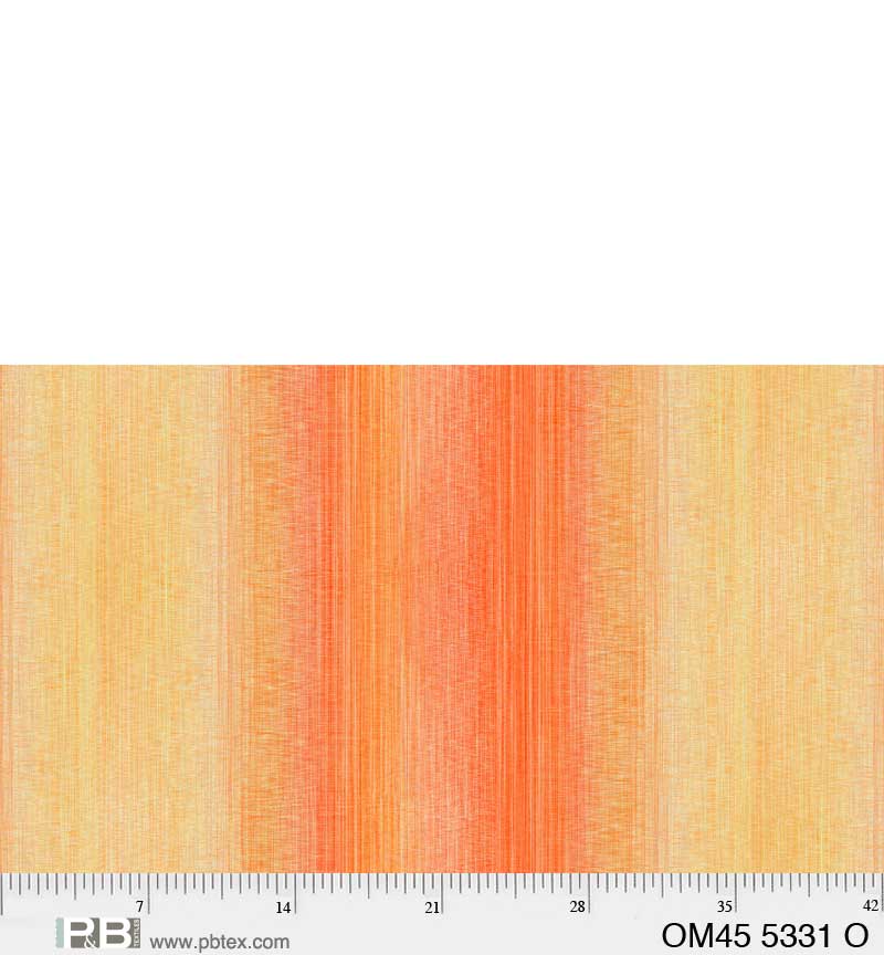 P & B Textiles Ombre Orange Fabric