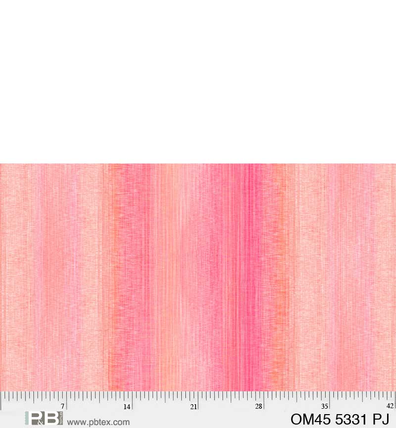 P & B Textiles Ombre Pink Fabric