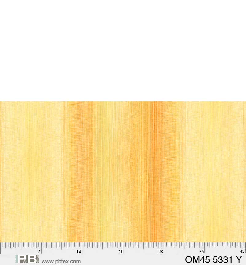 P & B Textiles Ombre Yellow Fabric