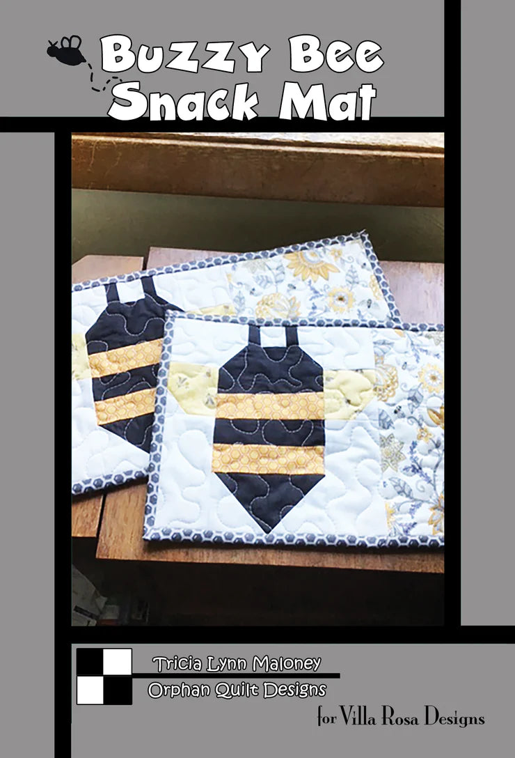 Villa Rosa Buzzy Bee Snack Mat Pattern