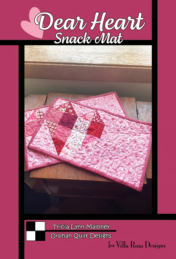 Villa Rosa Dear Heart Snack Mat Pattern