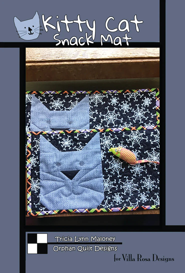 Villa Rosa Kitty Cat Snack Mat Pattern