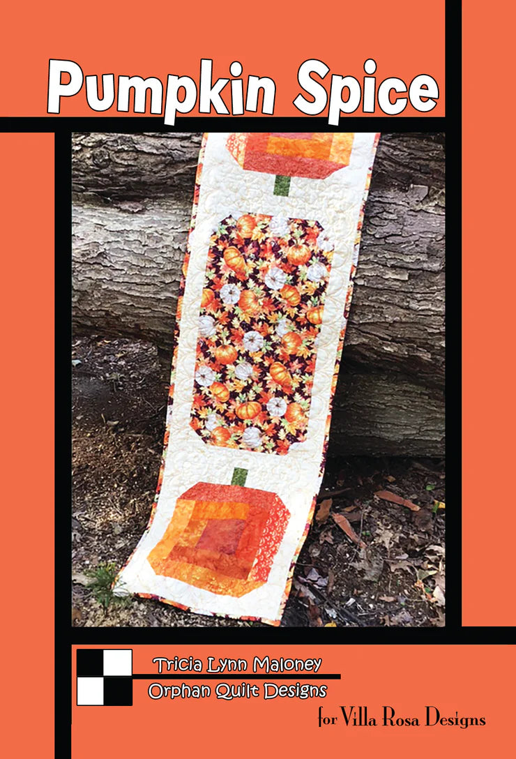 Villa Rosa Pumpkin Spice Table Runner Pattern