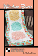 Villa Rosa Window Boxes Table Runner Pattern